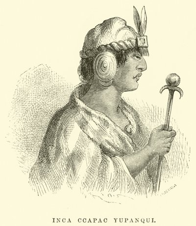 Inca Ccapac Yupanqui by Edouard Riou
